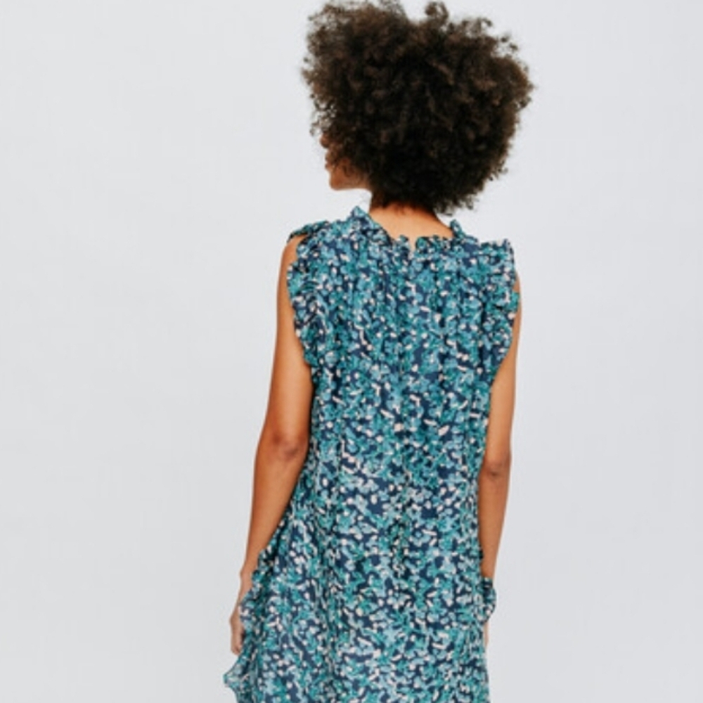 Mirth Cassis Tank Ruffle Maxi Dress - Picture 8 of 10